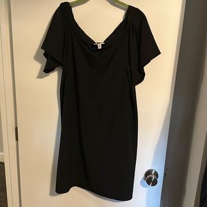 BP. Off the Shoulder Black Dress